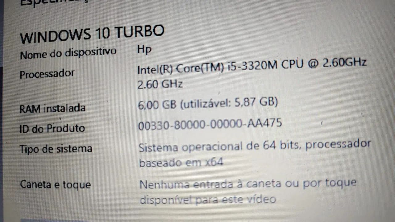 Notebook HP Core i5 com ssd 180gb e bateria boa. Parcelo no cartão sem juros  - Foto 4