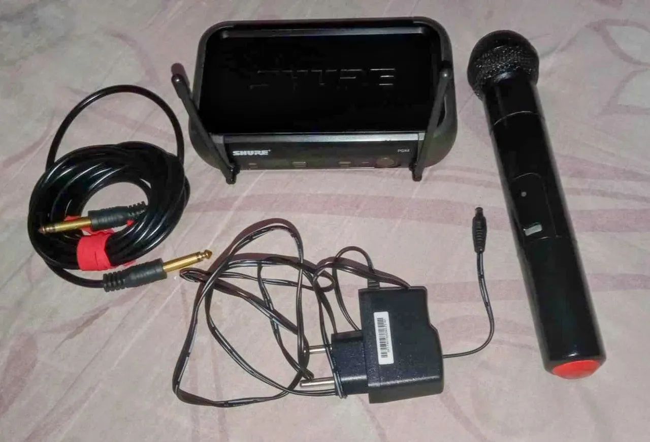 Microfone sem fio shure