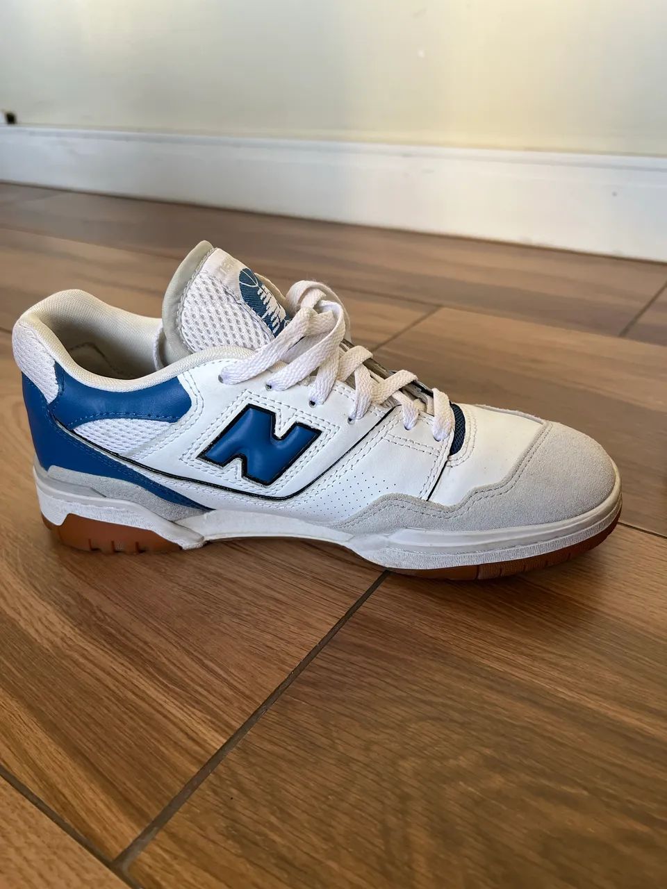 New balance 550 branco e azul 39 - Foto 4