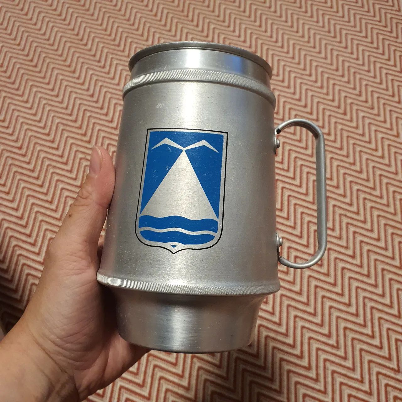 Caneca Metalica de chopp com isolamento térmico 1970 a 2000 - Foto 2