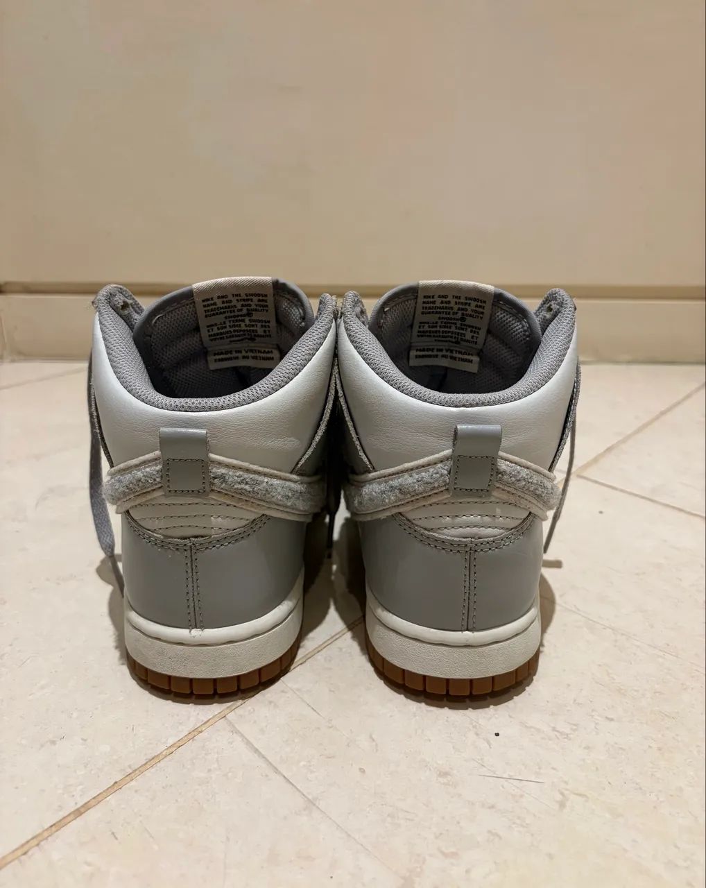 Nike Dunk High Retrô Chenille Swoosh - Foto 4