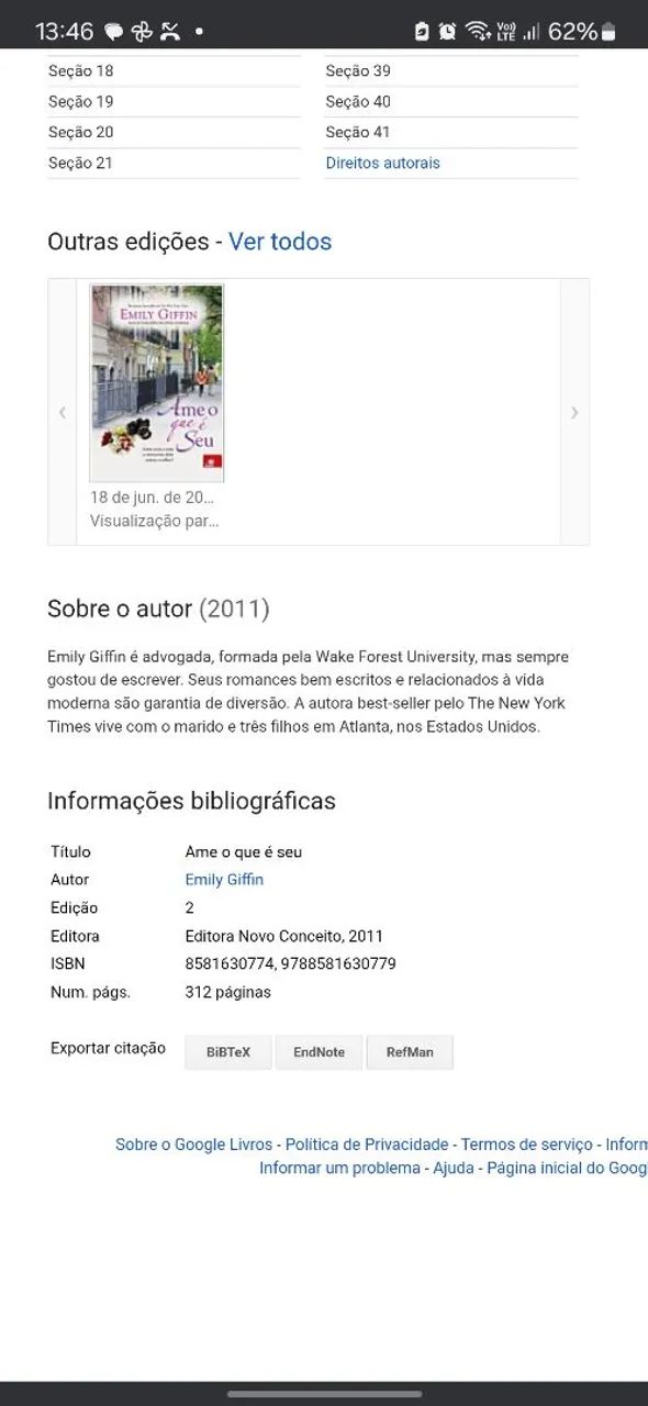 Emily Giffin - Combo de livros: questões do coração, laços inseparáveis e ame o que é seu - Foto 5