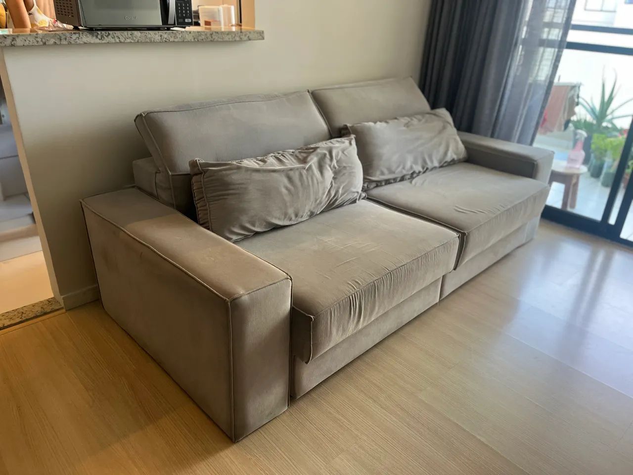 Sofá retrátil 3 lugares  - Foto 2