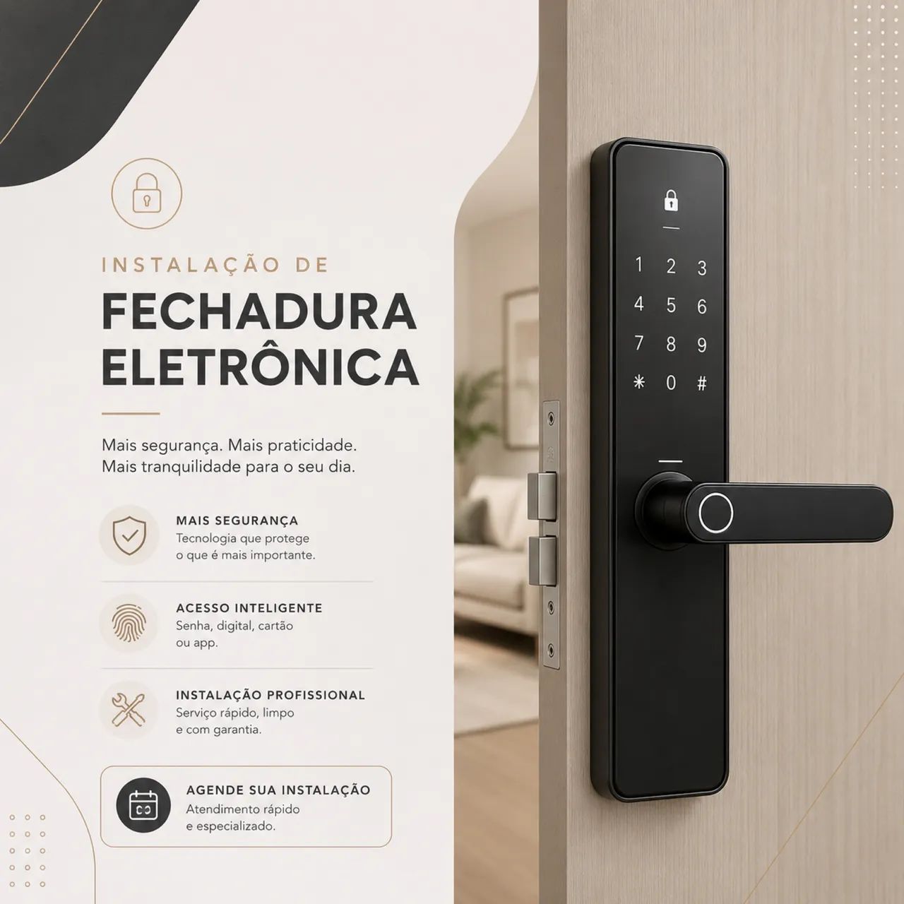 Instalação Fechadura Eletrônica 