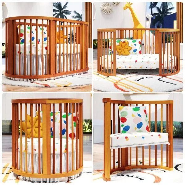 Berço Sleeper Crescer Madeira - Incluso colchão mini berço - Sleeper - Foto 4