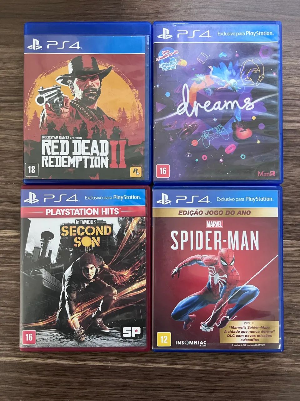 CD de rdr2, spider man, dreams e second son - Foto 3