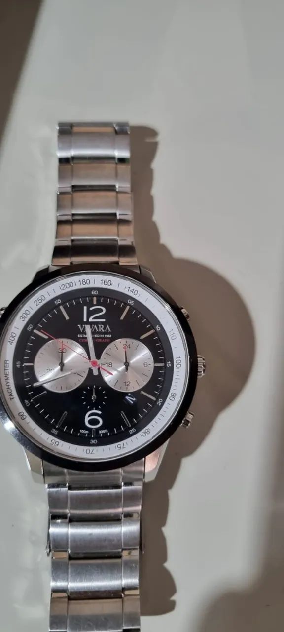 Relogio e Pulseira de Couro Vivara - Foto 2