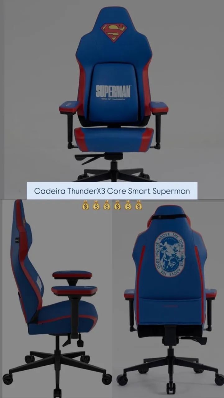 Cadeira gamer thunderx3 core smart lacrada/sem uso