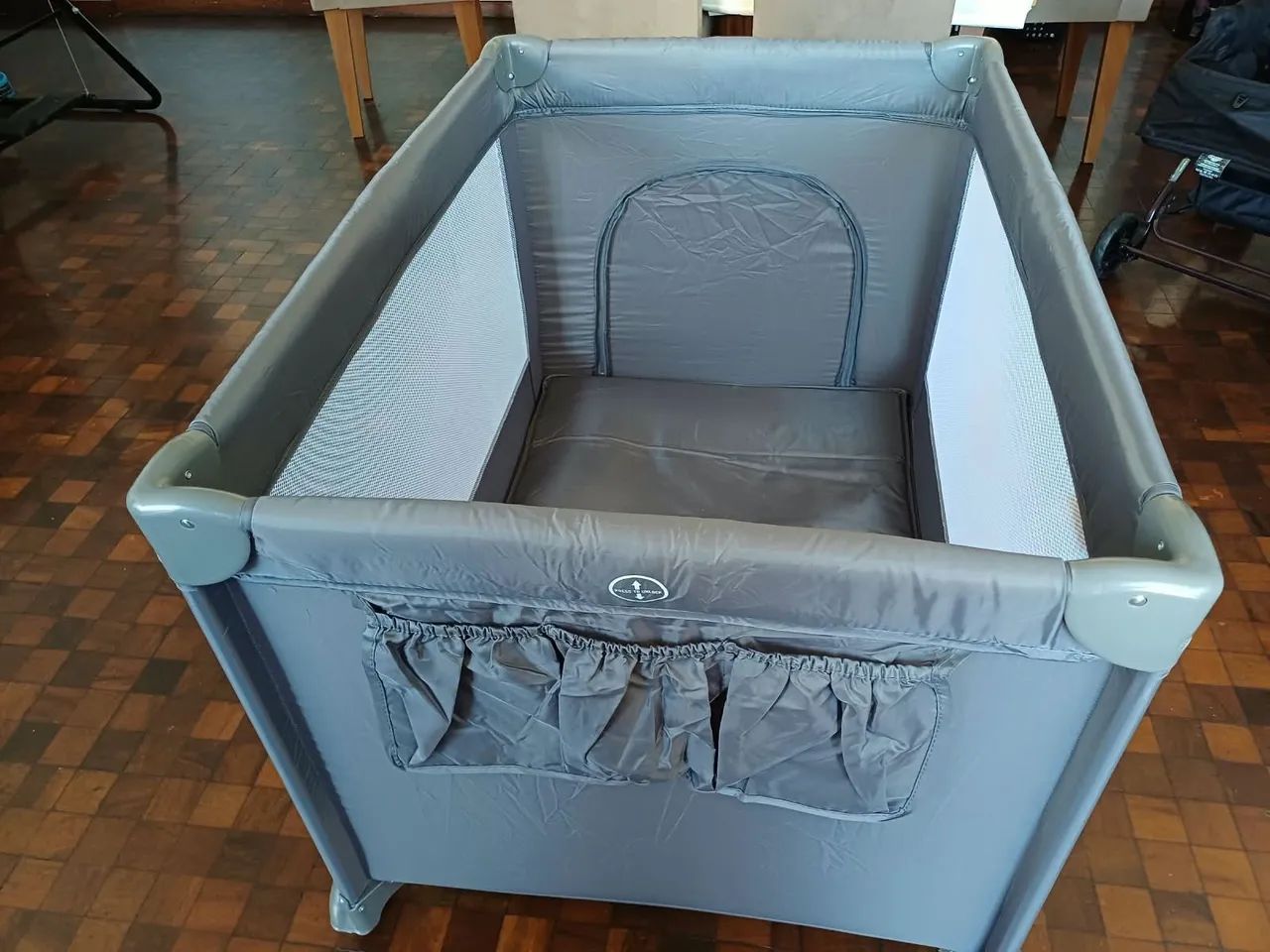 Berço Portátil Infantil Cercado Kababy