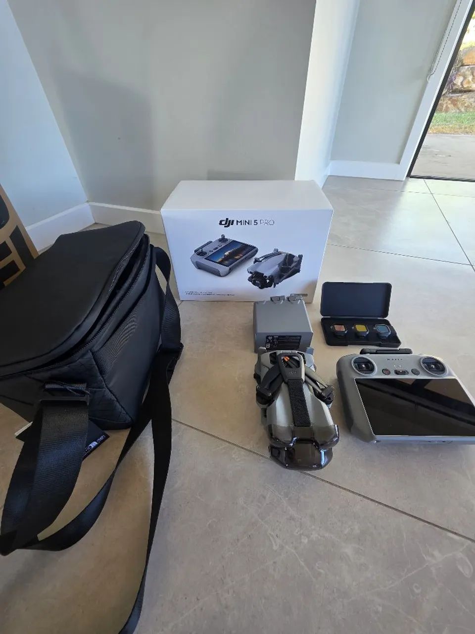 Dji mini 5 pro completo com apenas 5 meses de uso