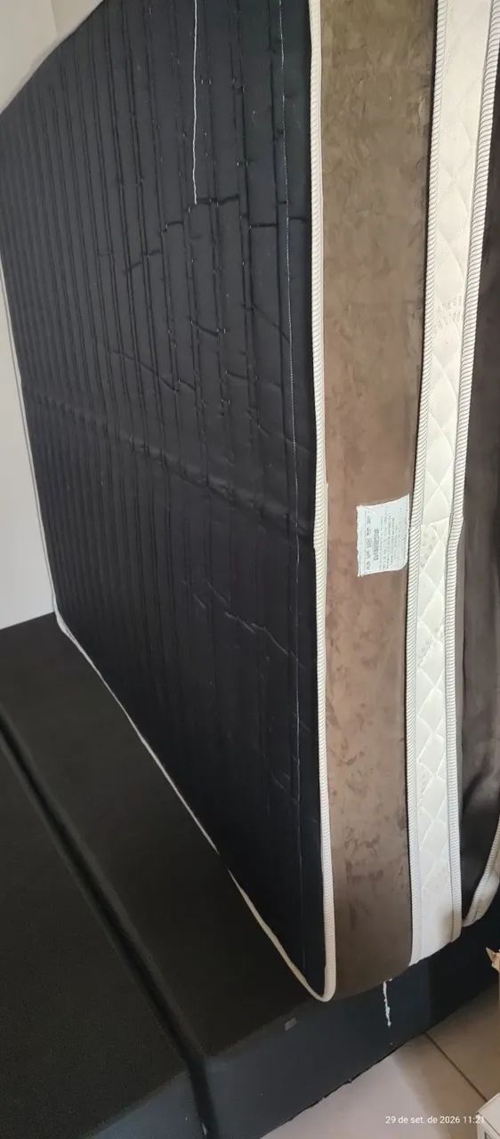 Cama box queem (box bipartido+colchão molas) - Foto 4