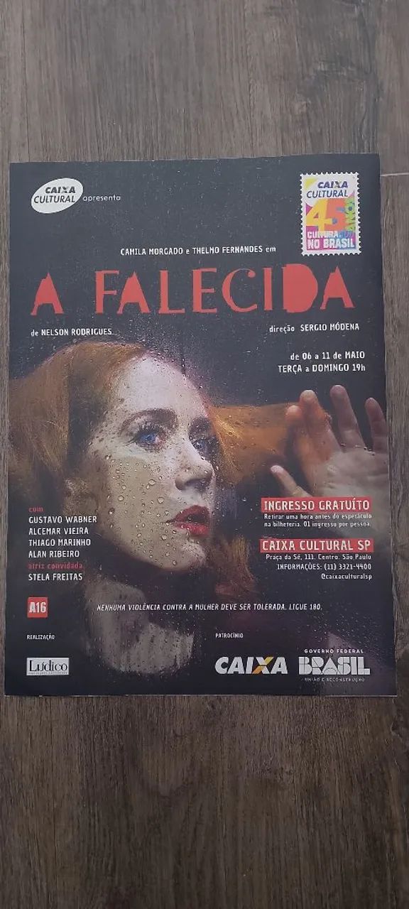 Poster Autografado - Camila Morgado