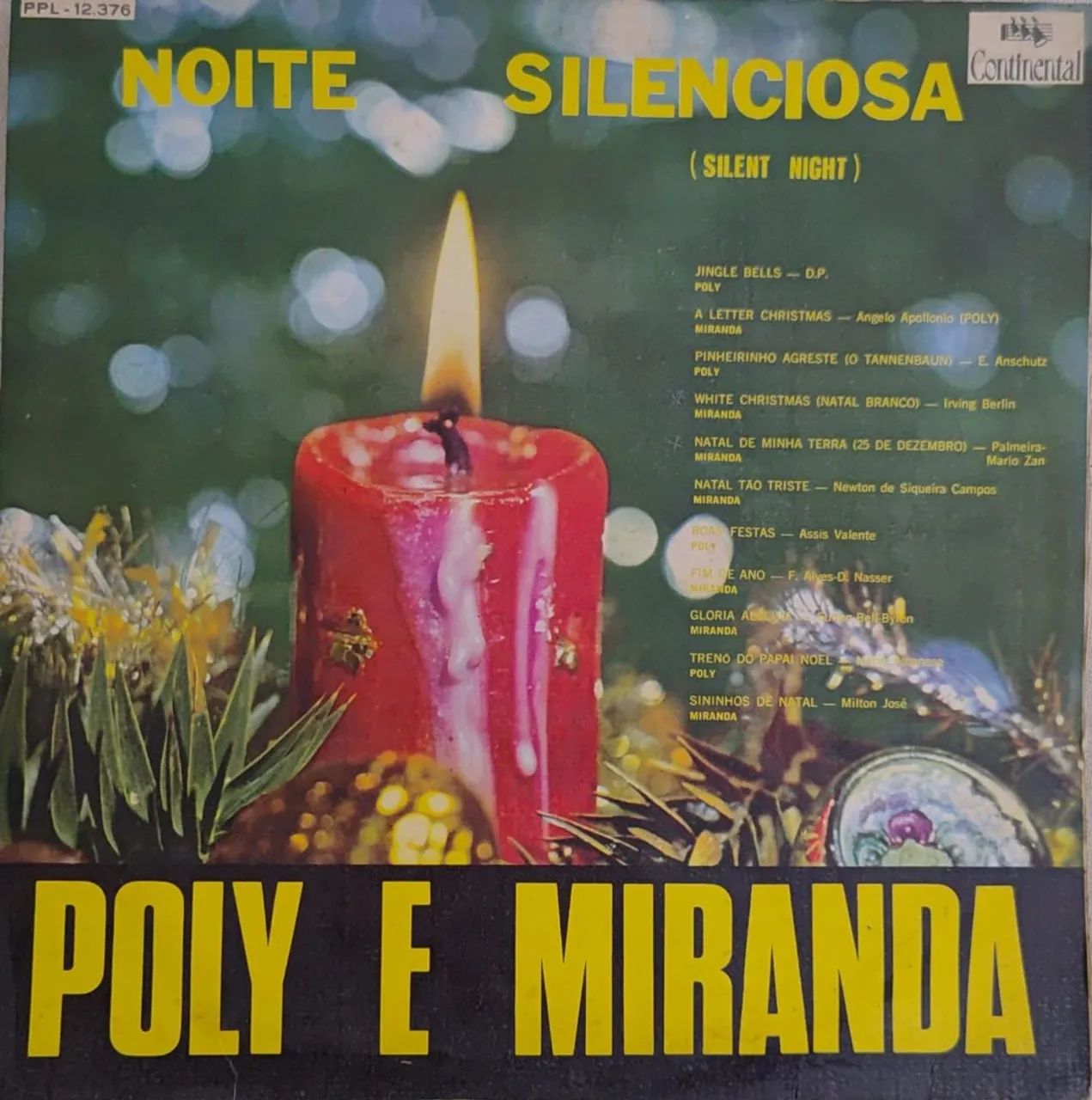 Disco de Vinil Noite Silenciosa Poly e Miranda
