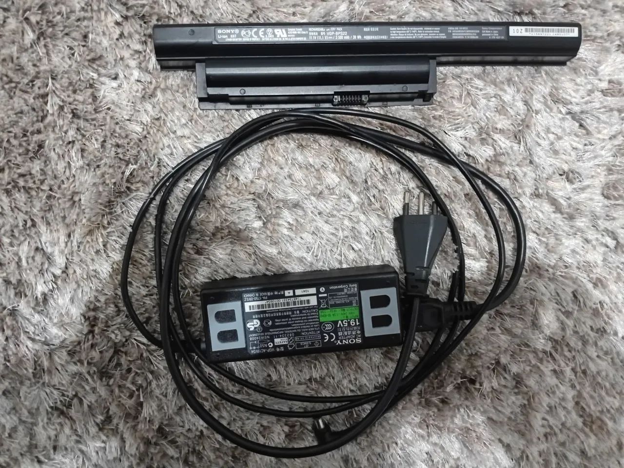 Bateria + Carregador Sony Vaio Original 