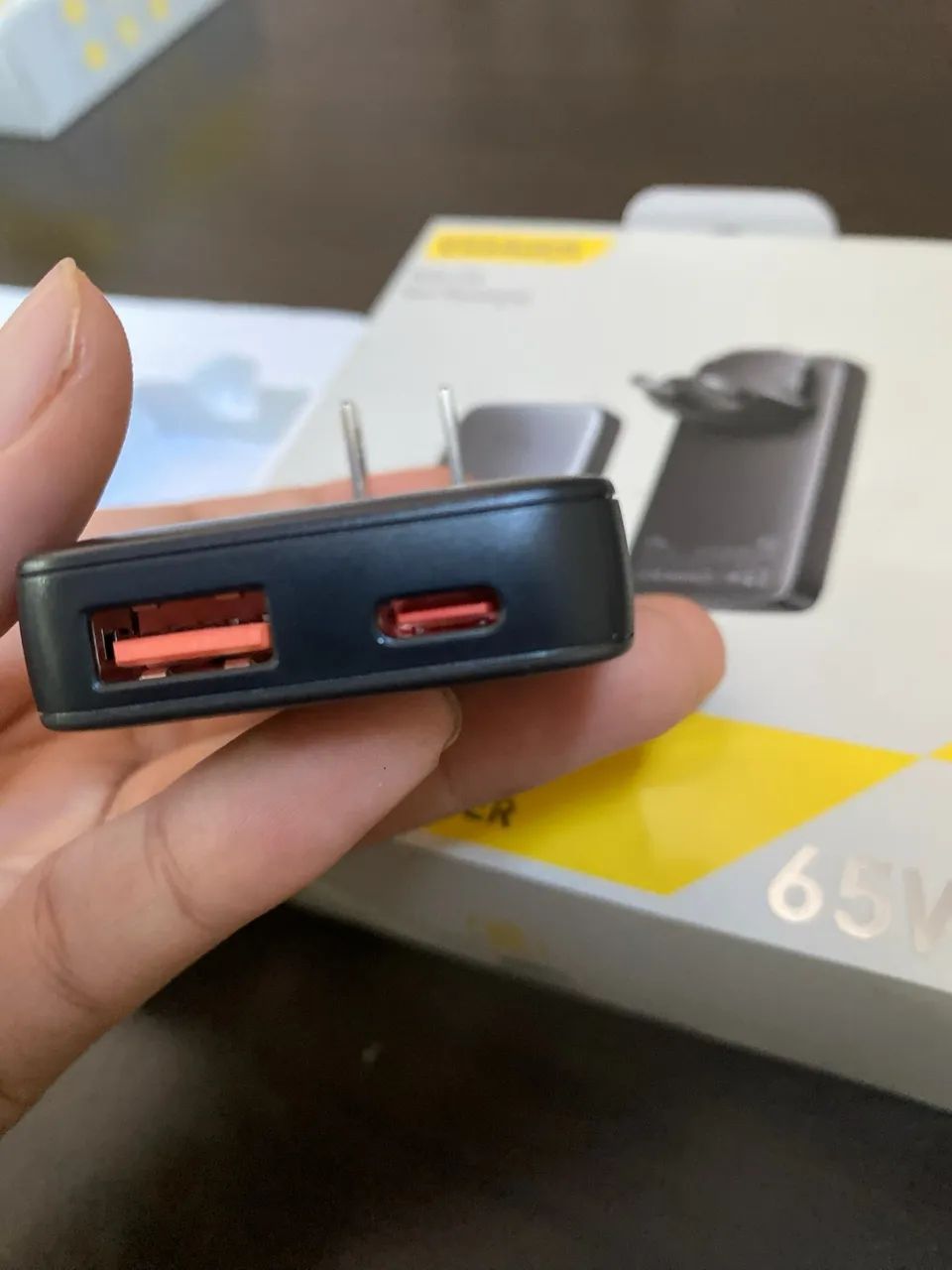 Fonte Carregador Essager GaN 65W - Foto 3