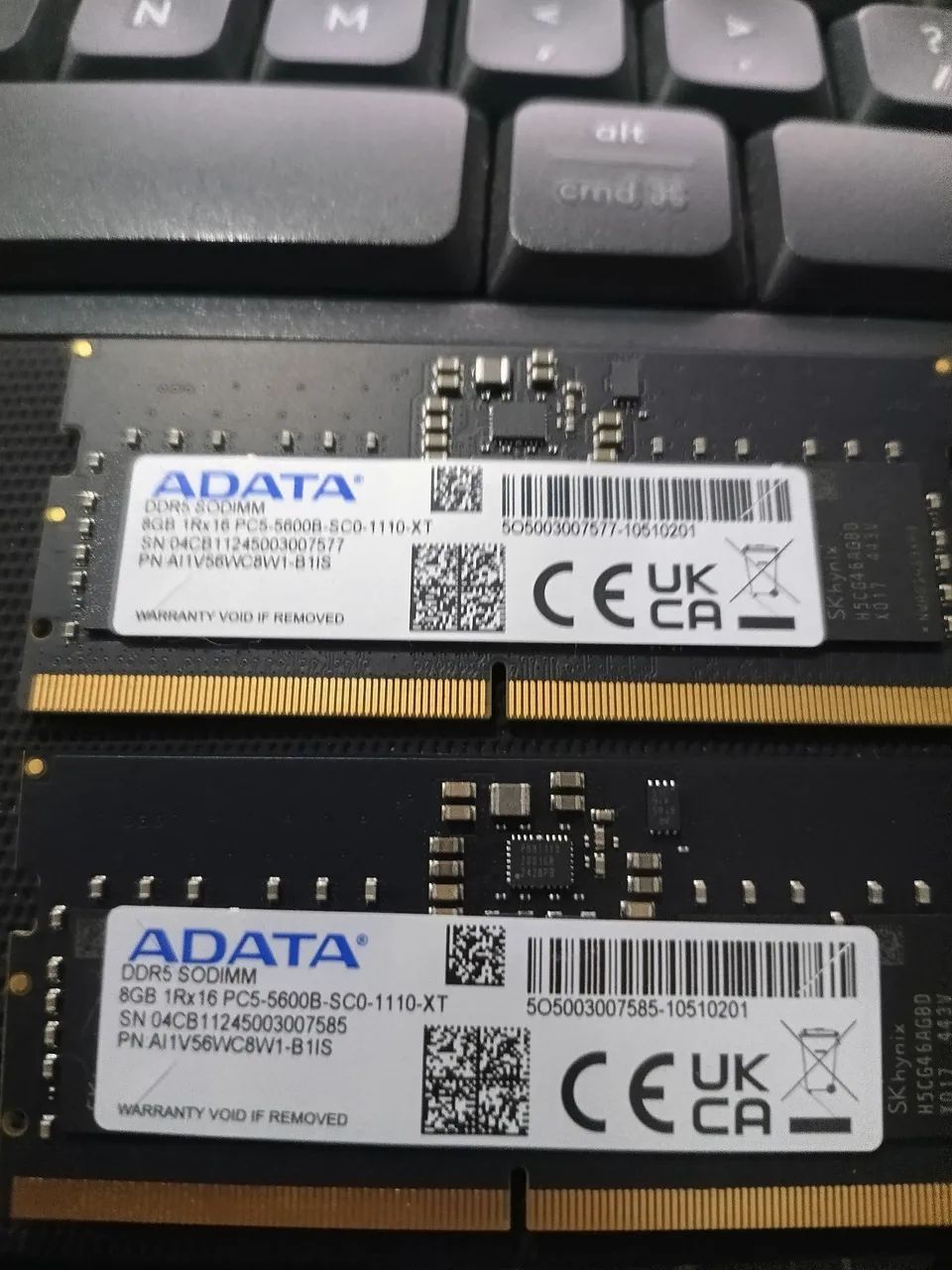 Memória RAM Notebook Adata DDR5 5600 de 8GB  - Foto 2