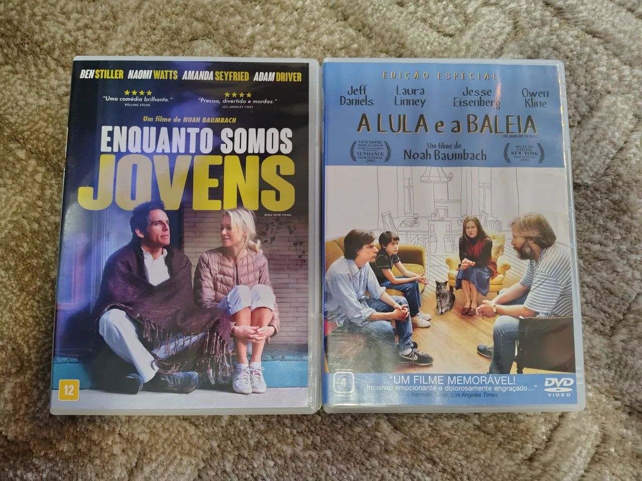 Coleção DVDs Noah Baumbach: A Lula e a Baleia e Enquanto Somos Jovens
