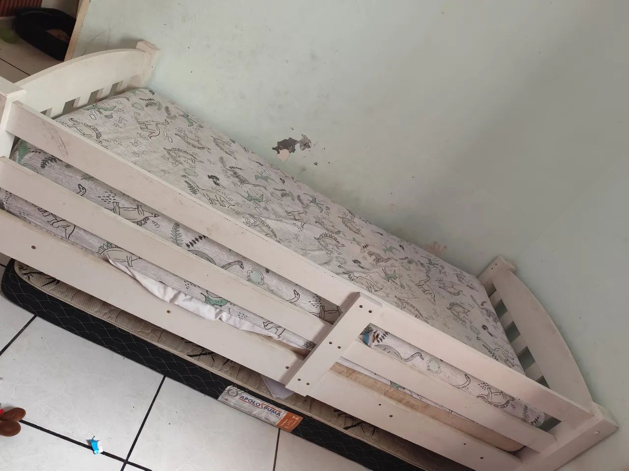 Cama solteiro com colchão  - Foto 2