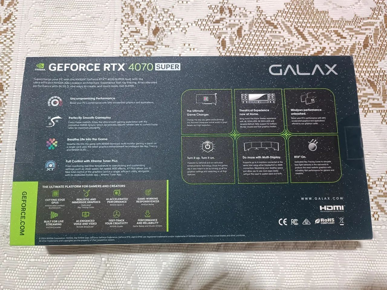 Placa de RTX 4070 SUPER GALAX EX - Foto 2