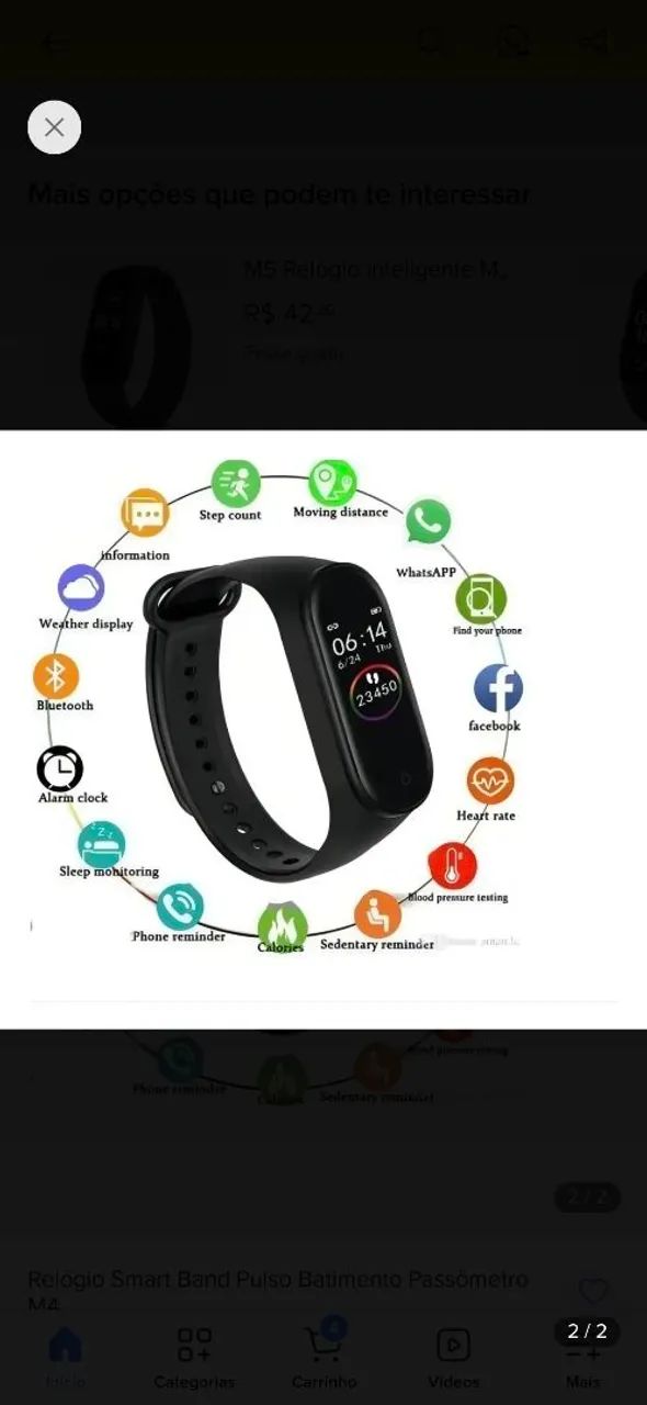 Pulseira inteligente