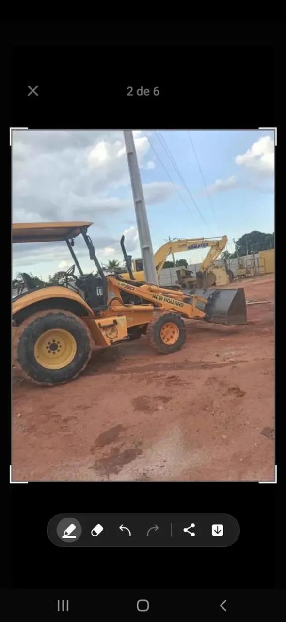 Retroescavadeira new Holland 2002 - Foto 2