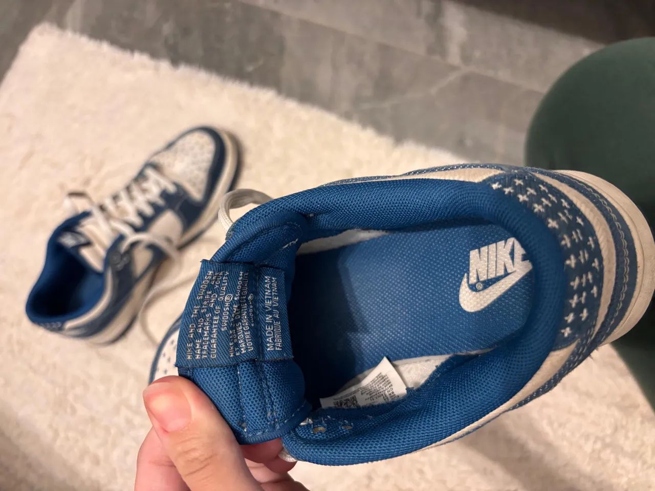 Nike Dunk Low Sashiko Industrial Blue - Foto 4
