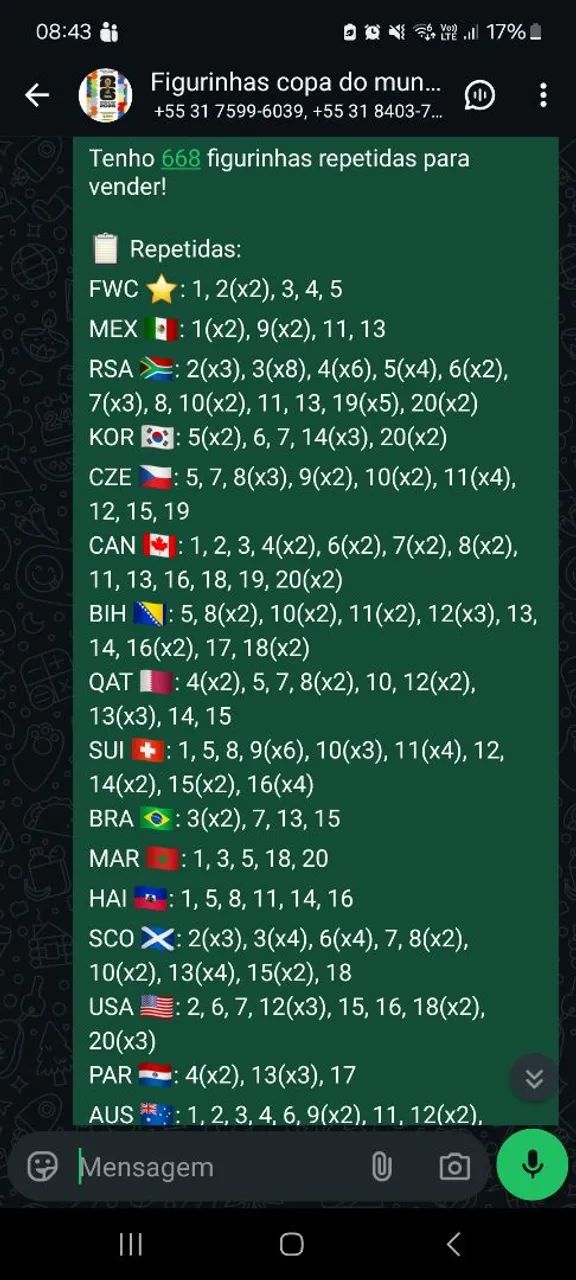 Figurinha copa do Mundo 2026 - Foto 2