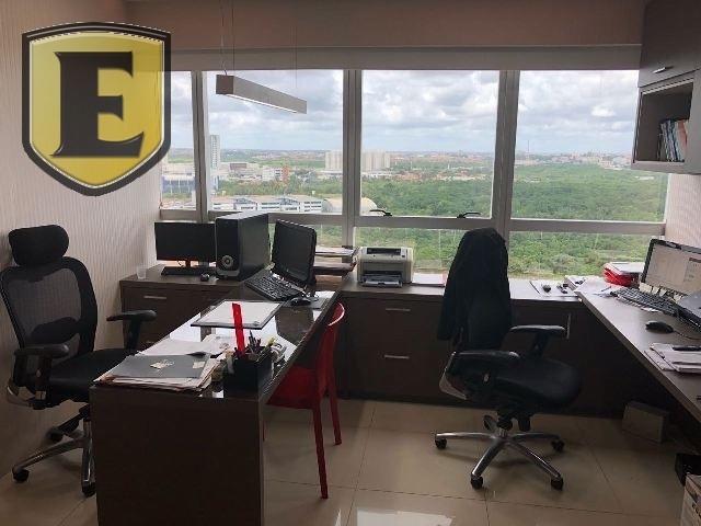 3225 - (3225) Sala no Office Tower, toda planejada com vista para Colares More... - Foto 7