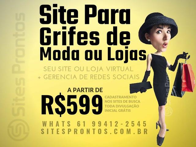 Site Para Grifes de Moda ou Lojas