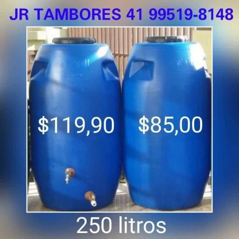 Tambor Cisterna 250 Litros Completa Com Torneira e Registro VAP - (Reservatório/Bombona/Ba - Foto 2