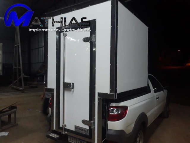 bau para carro pequeno utilitário saveiro montana s10 Mathias implementos  - Foto 5
