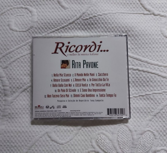 CD Original Rita Pavone Ricord - para colecionadores  - Foto 2