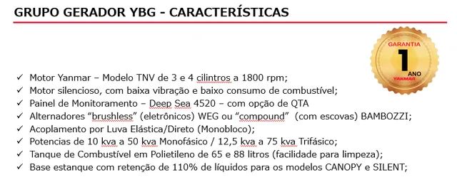 Geradores Yanmar (Compactos) - Foto 6