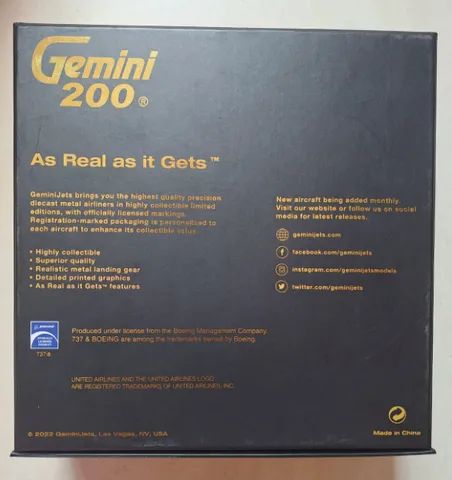 Miniatura Gemini Jets 1/200 - Boeing 737 Max8 - Escala 1:200 - Foto 3