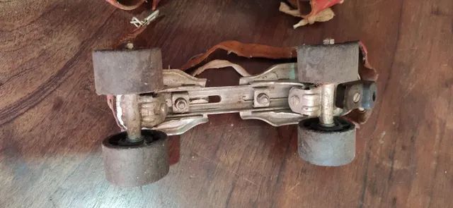 Patins Antigo de Ferro Regulável Seiko Anos 70 com 4 Rodas - Foto 5