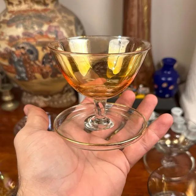 Conjunto de taças dos anos 50 - Foto 3