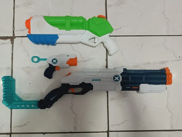 5 Pistola Lançador Nerf Arma Pistola Atira Dardos Barato