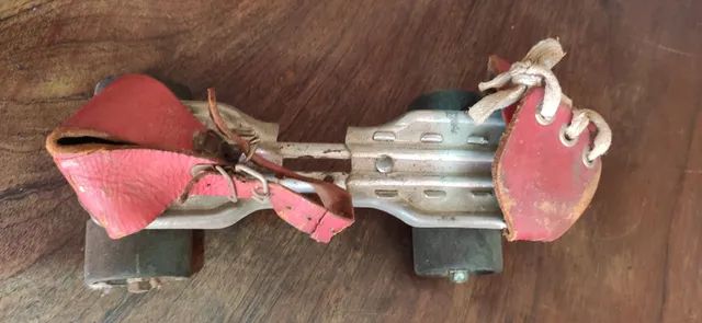 Patins Antigo de Ferro Regulável Seiko Anos 70 com 4 Rodas - Foto 3
