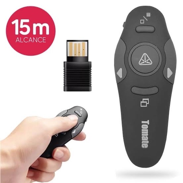 Controle Remoto Caneta LASER De Apresentação De Slides Multimídia Tomate Mct-105 