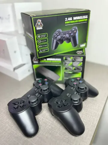 Console Game Stick Retrô 4K 10000 Jogos 2 Controles Sem Fio-ROG NA WE