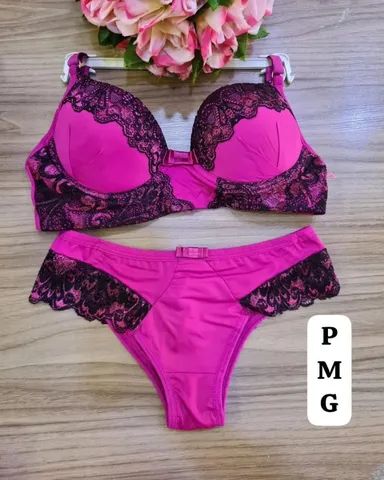 Conjunto lingerie calcinha e sutiã novos modelos 