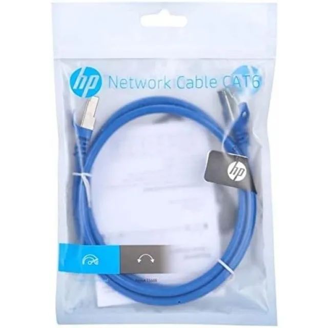 CABO DE REDE PATCH CORD FTP CAT.6 2,0M AZUL - HP - Foto 3