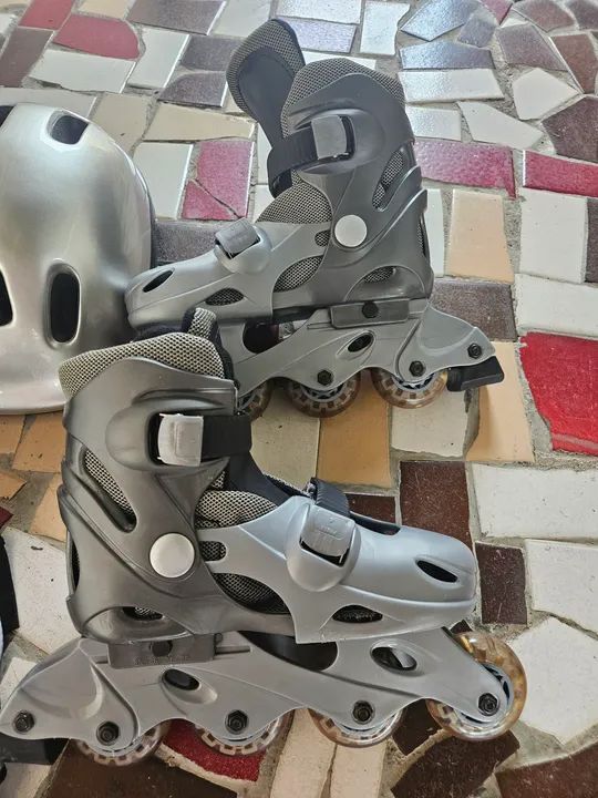 Kit de Patins Completo - Tamanho Infantil - Foto 2