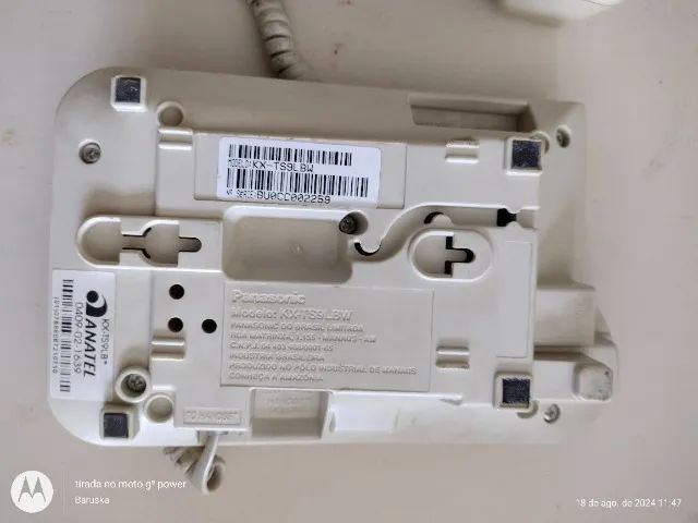 Telefone de mesa Panasonic Obria- Ótimo estado - Foto 3