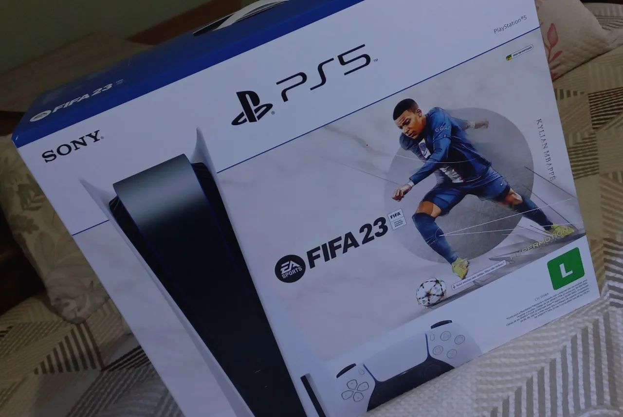 Playstation 5 com Leitor +Controle Camulado + Controle Branco + Elden Ring - Foto 2