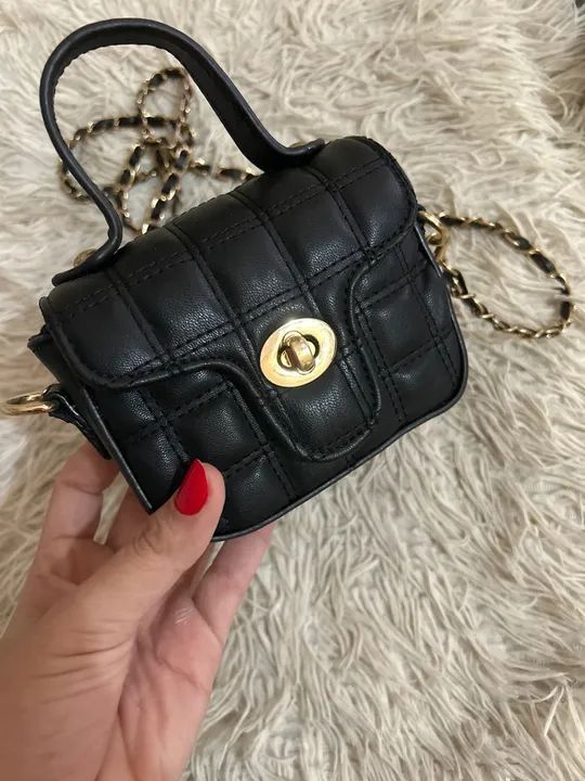 Bolsa Mini  Preta - Foto 2