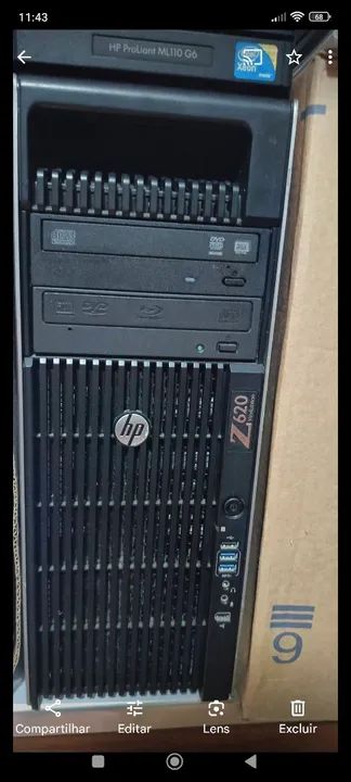 WORKSTATION HP Z620 C/2 XEON E5 2643 64gb Quadro 2000 SOMENTE VENDA 