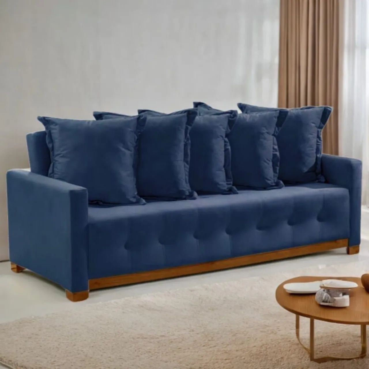 Sofá Cama Feeling 2,05 m Veludo tt544 - Foto 2