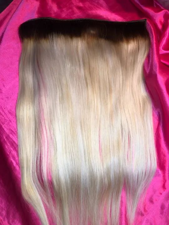 Mega Hair Cabelo Loiro Pronto na cor qualidade Liso Natural do Sul Novo - Foto 2