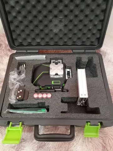 Nível a laser 16 linhas verde com maleta e controle remoto
